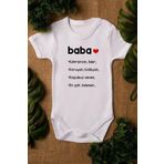 Overoz Organik%100 Pamuk Baba Kahraman Lider Baskılı Bebek Body Badi Çıtçıtlı Zıbın Tulum 5118, Yeni Doğan