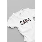 Overoz Organik%100 Pamuk Baba Seni Seviyorum Baskılı Çıtçıtlı Bebek Body Badi Zıbın Tulum 5638, 18-24 AY