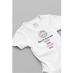 Overoz Organik%100 Pamuk Bana Bir Masal Anlat Baba Içinde Annem Olsun Bebek Body Badi Çıtçıtlı Zıbın 5133, 0-3 AY