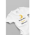 Overoz Organik%100 Pamuk Bırakın Beni Teyzeme Gidicem Kısa Kollu Çıtçıtlı Bebek Body Badi Zıbın Tulum 5586, 18-24 AY