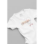 Overoz Organik%100 Pamuk Dayımı Çok Seviyorum Yazılı Bebek Body Badi Çıtçıtlı Zıbın 5738, 18-24 AY