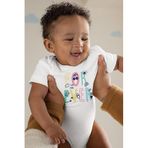 Overoz Organik%100 Pamuk Forever Baskılı Kısa Kollu Bebek Çıtçıtlı Body Badi Zıbın Tulum 5424, 0-3 AY
