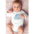 Overoz Organik%100 Pamuk Hello World Baskılı Uzun Kollu Bebek Çıtçıtlı Body Badi Zıbın Tulum 5404, Yeni Doğan