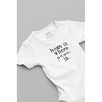 Overoz Organik%100 Pamuk Home Is Where Papa Is Baba Bebek Body Beyaz Badi Çıtçıtlı Zıbın 5846, 6-9 AY