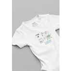 Overoz Organik%100 Pamuk I Love My Daddy Baba Yazılı Bebek Body Badi Çıtçıtlı Zıbın Tulum 5729, 24-36 Ay