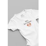 Overoz Organik%100 Pamuk Koç Burcuyum Baskılı Bebek Body Çıtçıtlı Badi Zıbın Tulum 5891, Yeni Doğan