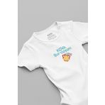 Overoz Organik%100 Pamuk Kova Burcuyum Baskılı Bebek Body Çıtçıtlı Badi Zıbın Tulum 5895, 18-24 AY