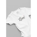 Overoz Organik%100 Pamuk Love 2 Ikiz Bebek Body Beyaz Badi Çıtçıtlı Zıbın 5850, 12-18 AY