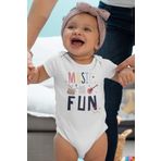 Overoz Organik%100 Pamuk Music Is Fun Baskılı Bebek Çıtçıtlı Body Badi Zıbın Tulum 5397, 12-18 AY