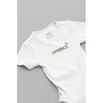 Overoz Organik%100 Pamuk Prince Prens Baskılı Bebek Body Beyaz Badi Çıtçıtlı Zıbın 5822, 18-24 AY