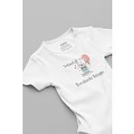 Overoz Organik%100 Pamuk Selam Buralarda Yeniyim Yazılı Bebek Body Badi Çıtçıtlı Zıbın Tulum 5731, 18-24 AY