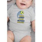 Overoz Organik%100 Pamuk Taraftar Baskılı Yazılı Bebek Body Badi Çıtçıtlı Zıbın Tulum 5732-G, 3-6 AY