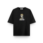 Overoz Rick And Morty Baskılı Yarı Oversize T-shirt 1180, M