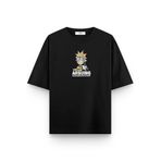 Overoz Rick And Morty Baskılı Yarı Oversize T-shirt 1180, XL