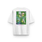 Overoz Rick And Morty Sırt Baskılı Yarı Oversize T-shirt 1378, L 5308253045550