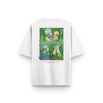 Overoz Rick And Morty Sırt Baskılı Yarı Oversize T-shirt 1378, M 5308253045549