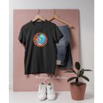 Oversize Alternatif Periyodik Tablolar Spiral Kimya Tasarımlı Unisex T-Shirt - Siyah