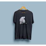 Oversize Baymax Tasarım Unisex T-Shirt - XL - Siyah