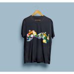 Oversize Bilardo Topları Tasarım Unisex T-Shirt - XL - Siyah
