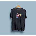 Oversize Bilardo Topları Unisex T-Shirt - Siyah