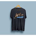 Oversize Brooklyn Nine-Nine Karakterler Unisex T-Shirt - XL - Siyah