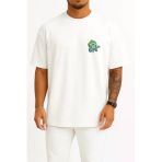 Oversize Bulbasaur Wikia Cep Baskılı Unisex T-Shirt