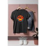 Oversize Compact Disc Led Zeppelin Tasarımlı Unisex T-Shirt