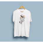 Oversize Converce Ayakkabı Tasarım Unisex T-Shirt - Beyaz