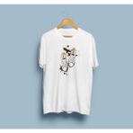 Oversize Converce Ayakkabı Tasarım Unisex T-Shirt - XL - Beyaz