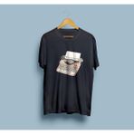 Oversize Daktilo Tasarım Unisex T-Shirt - XL - Siyah