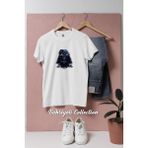Oversize Darth Vader From Star Wars Illustration Tasarımlı Unisex T-Shirt - Beyaz