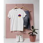 Oversize ermenistan bayrak Tasarımlı Unisex T-Shirt
