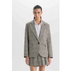 Oversize Geniş Kalıp Ceket Yaka Blazer Ceket