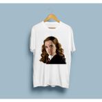 Oversize Hermione Granger Tasarım Unisex T-Shirt - L - Beyaz