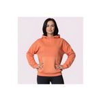 Oversize Kanguru Cepli Kapüşonlu Sweatshirt - Turuncu - M