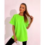 Oversize Kısa Kollu T-Shirt-Tayt Takım 0038 - Açık Yeşil