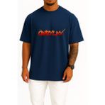 Oversize Logo Crazy Lixx Music Glam Metal Hard Göğüs Tasarımlı Unisex T-Shirt