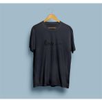 Oversize Love Yazı Baskısı Unisex T-Shirt - XL - Siyah