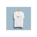 Oversize Love Yazı Baskısı Unisex T-shirt