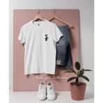 Oversize Minecraft 3D Render Herobrine Tasarımlı Unisex T-Shirt - Beyaz