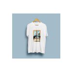 Oversize Mistik Kediler Tarot Kart Baskılı Unisex T-shirt