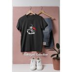 Oversize Mustafa Kemal Atatürk Tasarımlı Unisex T-Shirt - XL - Siyah