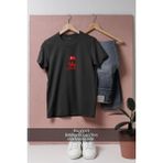 Oversize Mustafa Kemal Atatürk ve Türk Bayrağımız Tasarımlı Unisex T-Shirt - Siyah