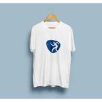 Oversize Olimpiyat Oyunları Masa Tenisi logolu unisex T-shirt