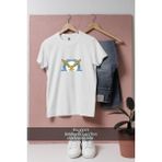 Oversize Pakistan Hava Kuvvetleri Tasarımlı Unisex T-Shirt - Beyaz