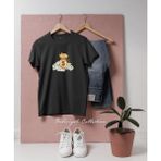 Oversize Para Dolu Çanta Us Dollar Tasarımlı Unisex T-Shirt - XL - Siyah