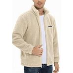 Oversize Peluş Sweatshirt Erkek Polar Sweatshirt Erkek Sweatshirt OVERSIZE-PELUSS (Ekru, 2XL)