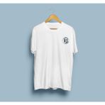 Oversize Siyah 8 Bilardo Topu Tasarım Unisex T-Shirt - Beyaz