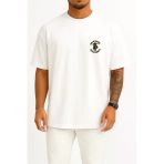 Oversize Sons Of Anarchy California Logo Cep Ve Sırt Tasarımlı Unisex T-Shirt