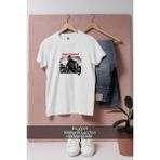 Oversize Sons Of Anarchy Series Tasarımlı Unisex T-Shirt - Beyaz